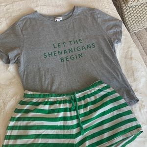 St. Patrick’s Day Matching Pj Set
